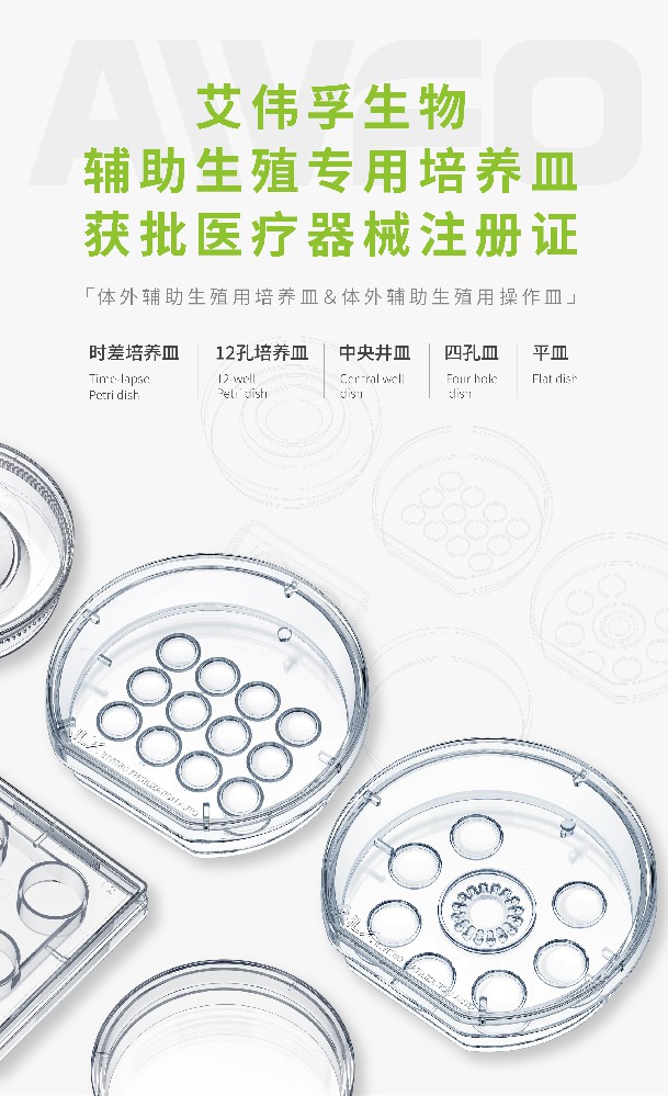 喜報(bào) | 艾偉孚生物輔助生殖專用培養(yǎng)皿已獲批醫(yī)療器械注冊(cè)證！